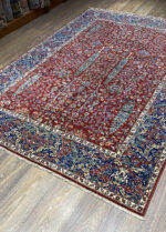 Sultani Oushak 172x245 Fine Quality Navy Blue Hand Knotted Carpet - Image 2
